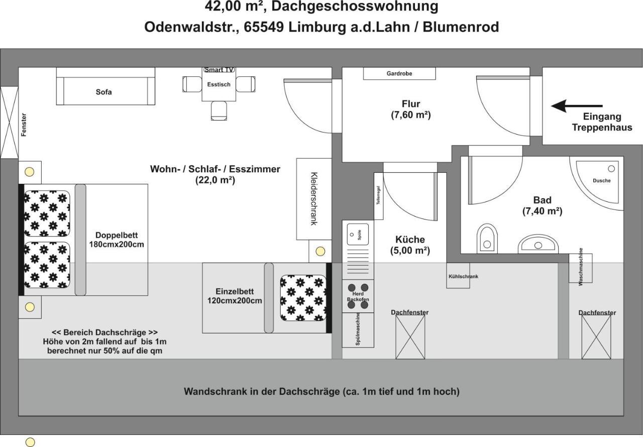 Oaseneck Leilighet Limburg an der Lahn Eksteriør bilde